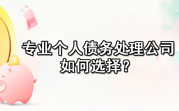 长春专业个人债务处理公司如何选择?