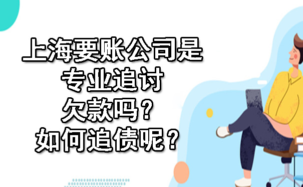 上海要账公司是专业追讨欠款吗？如何追债呢？