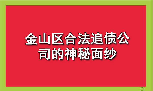 金山区合法追债公司的神秘面纱
