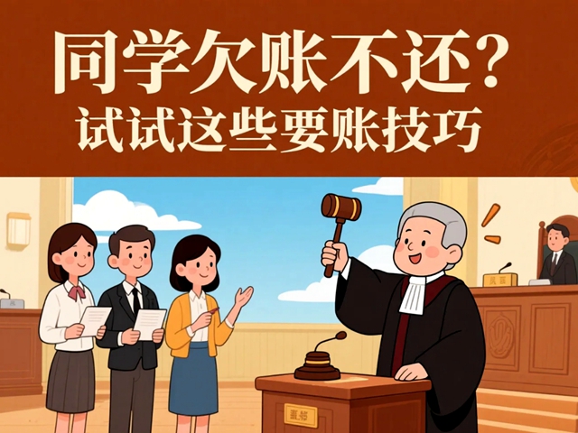 同学欠账不还?试试这些要账技巧