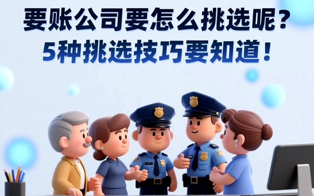 要账公司要怎么挑选呢？5种挑选技巧要知道!